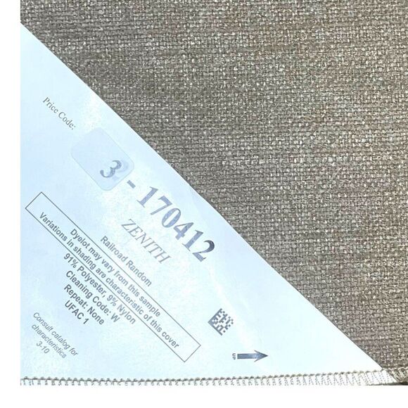 Set Of 4 Thibaut Zenith Fabric Samples In Yellow Gray Rust & Teal Indoor Outdoor - Picture 9 of 16